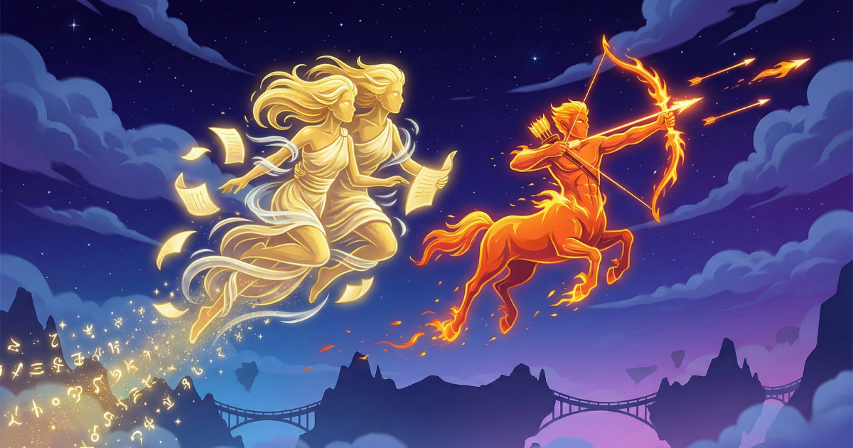 Gemini and Sagittarius Match: The Ultimate Freedom Lovers
